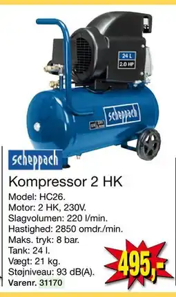 Harald Nyborg Kompressor 2 HK, DKK 495 tilbud
