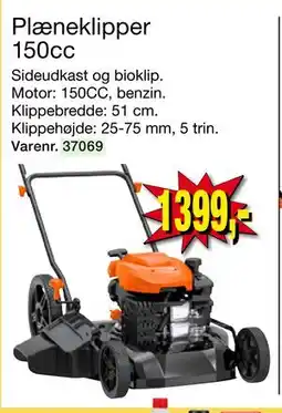 Harald Nyborg Plæneklipper 150cc, DKK 1399 tilbud