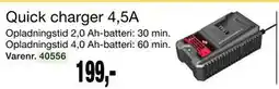 Harald Nyborg Quick charger 4,5A, DKK 199 tilbud