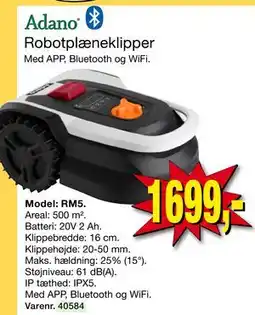 Harald Nyborg Robotplæneklipper, DKK 1699 tilbud