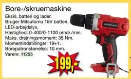 Harald Nyborg Bore-/skruemaskine, DKK 199 tilbud