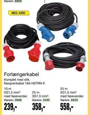Harald Nyborg Forlængerkabel tilbud
