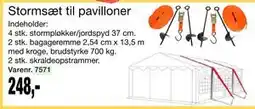 Harald Nyborg Stormsæt til pavilloner, DKK 248 tilbud