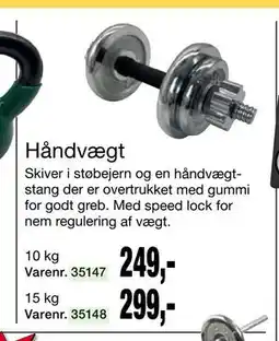 Harald Nyborg Håndvægt tilbud
