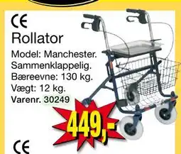 Harald Nyborg Rollator, DKK 449 tilbud