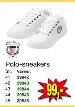Harald Nyborg Polo-sneakers, DKK 99 tilbud
