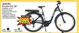 Harald Nyborg Elcykel City 28”, DKK 4999 tilbud