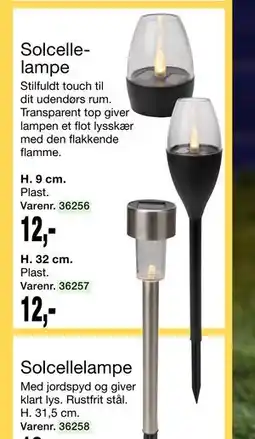 Harald Nyborg Solcellelampe, DKK 12 tilbud