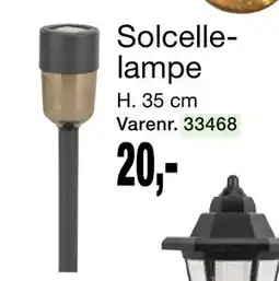 Harald Nyborg Solcellelampe, DKK 20 tilbud