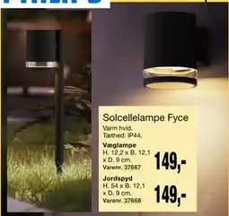 Harald Nyborg Solcellelampe Fyce, DKK 149 tilbud
