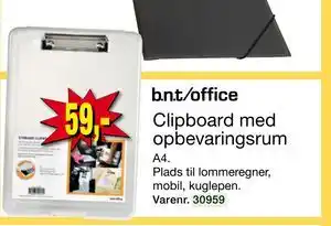 Harald Nyborg Clipboard med opbevaringsrum, DKK 59 tilbud