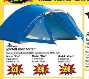 Harald Nyborg Iglotelt med fortelt tilbud