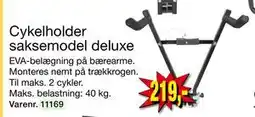 Harald Nyborg Cykelholder saksemodel deluxe, DKK 219 tilbud