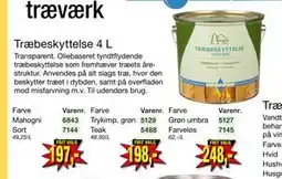 Harald Nyborg Træbeskyttelse 4 L, DKK 197 tilbud