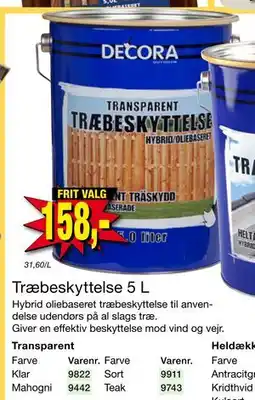 Harald Nyborg Træbeskyttelse 5 L, DKK 158 tilbud