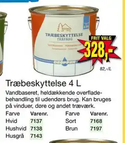 Harald Nyborg Træbeskyttelse 4 L, DKK 328 tilbud