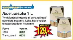 Harald Nyborg Ædeltræsolie 1 L, DKK 129 tilbud