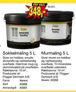 Harald Nyborg Sokkelmaling 5 L, DKK 348 tilbud