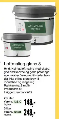 Harald Nyborg Loftmaling glans 3 tilbud