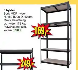 Harald Nyborg Stålreol, DKK 169 tilbud