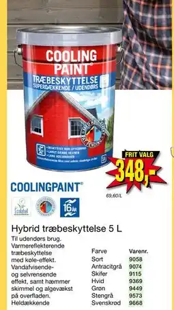 Harald Nyborg Hybrid træbeskyttelse 5 L, DKK 348 tilbud