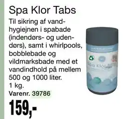 Harald Nyborg Spa Klor Tabs, DKK 159 tilbud