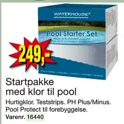 Harald Nyborg Startpakke med klor til pool, DKK 249 tilbud