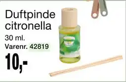 Harald Nyborg Duftpinde citronella, DKK 10 tilbud