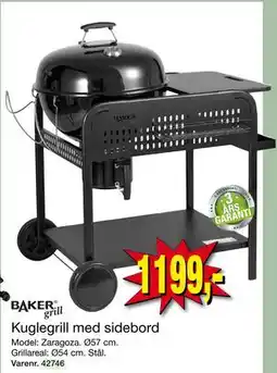 Harald Nyborg Kuglegrill med sidebord, DKK 1199 tilbud