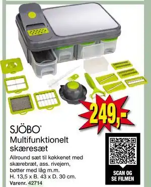 Harald Nyborg Multifunktionelt skæresæt, DKK 249 tilbud