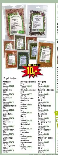 Harald Nyborg Krydderier, DKK 10 tilbud