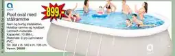 Harald Nyborg Pool oval med stålramme, DKK 899 tilbud