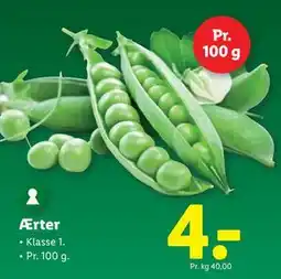 Lidl Ærter, DKK 4 tilbud