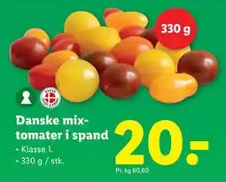 Lidl Danske mixtomater i spand, DKK 20 tilbud