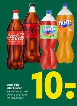 Coop 365 Coca-Cola Eller Fanta* tilbud