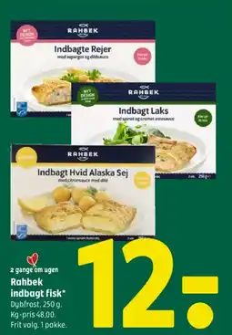 Coop 365 Rahbek Indbagt Fisk* tilbud