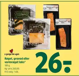 Coop 365 Røget, gravad eller varmrøget laks* tilbud