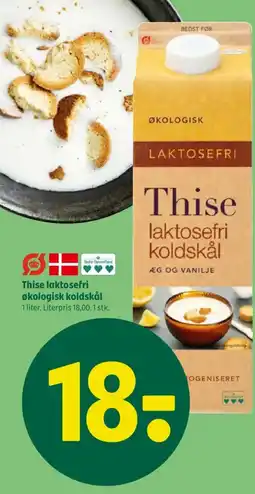 Coop 365 Thise laktosefri økologisk koldskål tilbud