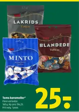 Coop 365 Toms karameller tilbud