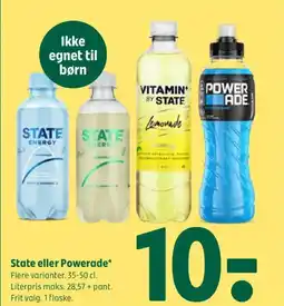 Coop 365 State eller Powerade tilbud