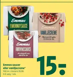 Coop 365 Emmas saucer eller vaniljecreme* tilbud