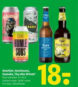 Coop 365 Anarkist, Humlesovs, Svaneke, Thy eller Ørbæk tilbud