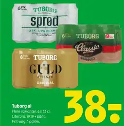 Coop 365 Tuborg øl tilbud