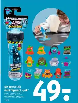 Coop 365 Mr Beast Lab mini figurer 2-pak tilbud