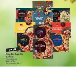 Fakta Tyskland Coop Færdigretter el. Pizza tilbud