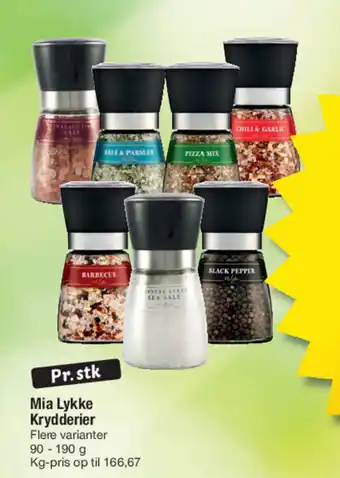 Fakta Tyskland Mia Lykke Krydderier tilbud