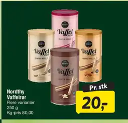 Fakta Tyskland Nordthy Vaffelrør tilbud