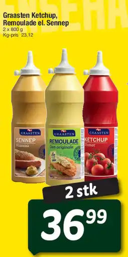 Fakta Tyskland Graasten Ketchup, Remoulade el. Sennep tilbud