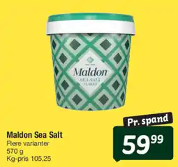 Fakta Tyskland Maldon Sea Salt Flere varianter tilbud