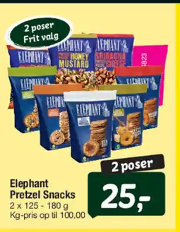 Fakta Tyskland Elephant Pretzel Snacks tilbud